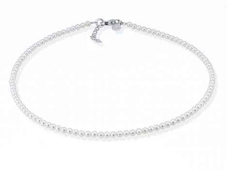 Necklace PERLE  in silver