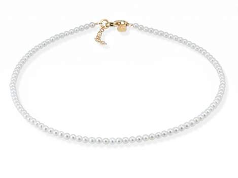 Necklace PERLE  in golden silver