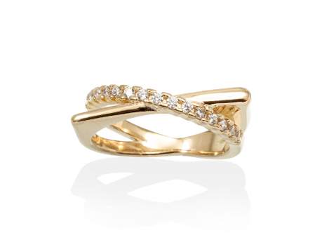 Ring FERRARA  in golden silver