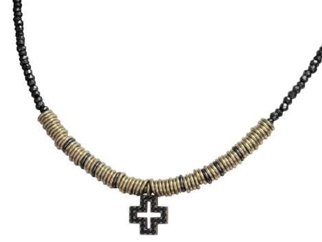 Necklace VERONA in golden Silver