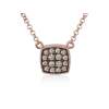 Necklace JOUR ANTIC Cognac in rose Silver