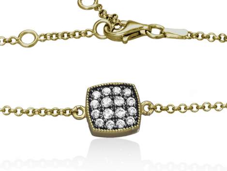Bracelet JOUR ANTIC White in golden Silver