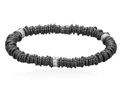 Bracelet BERLIN in black Silver