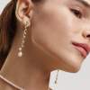 Earrings LIANA  in golden silver