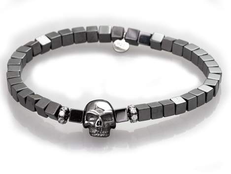 Bracelet BAD  in black silver