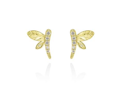 Earrings ALASIA  in golden silver