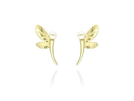 Earrings ALASIA  in golden silver
