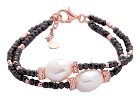 Bracelet ORION Pearl in rose silver