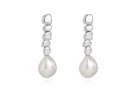 Earrings ELENIUS Pearl in silver