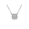 Necklace JOUR ANTIC White in silver