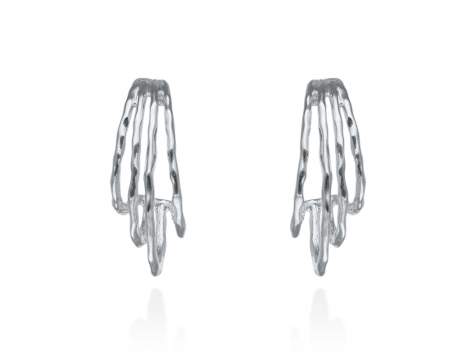 Earrings Flow  in silver