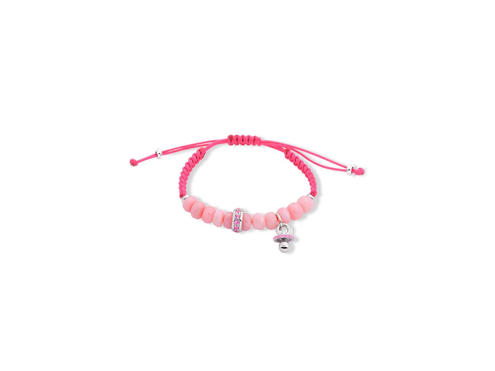 Bracelet BABY Pink in silver - Marina Garcia