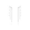 Climber Earring RIVIERE  in silver