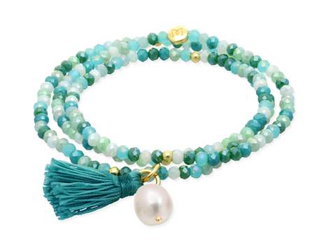 Bracelet ZEN MINT with pearl