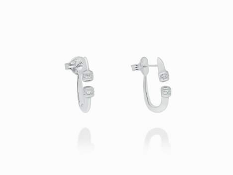 Earrings Link  in silver
