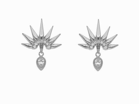 Earrings Galaxy piedras  in silver