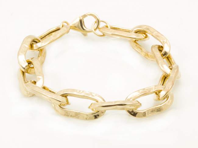 Bracelet Link  in golden silver de Marina Garcia Joyas en plata Bracelet in 18kt yellow gold plated 925 sterling silver. (wrist size: 19 cm.)