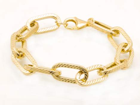 Bracelet Link  in golden silver