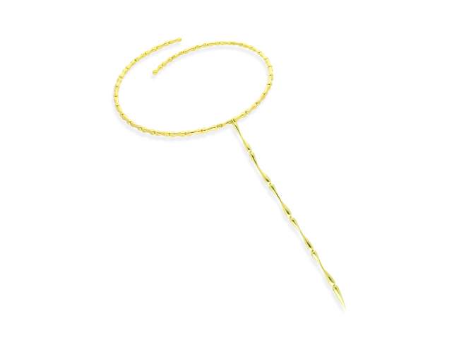 Halskette Flow maxi  in silber vergoldet de Marina Garcia Joyas en plata Halskette in Silber (925) vergoldet in 18 Karat Gelbgold. (Länge der Halskette: 38-45 cm. Größe des Anhängers: 14 cm.)