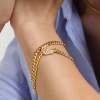 Bracelet DARIA  in golden silver
