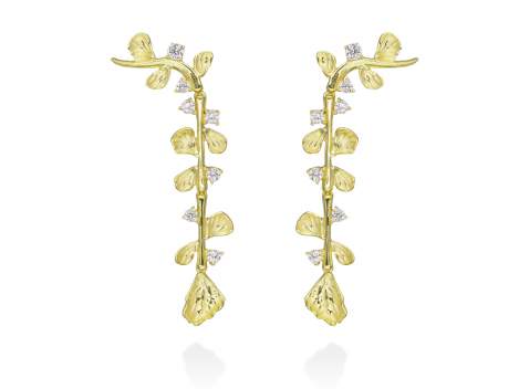 Earrings Guipur maxi  in golden silver