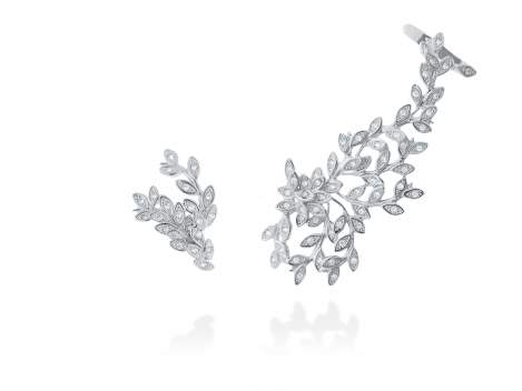 Earrings Chantilly XL  in silver