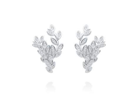 Earrings Chantilly  in silver