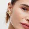 Earrings ROCIO  in golden silver
