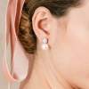 Earrings ELI Pearl in silver