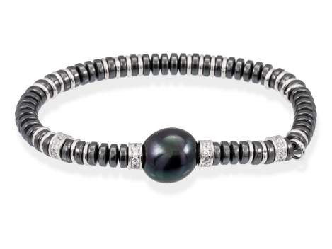 Bracelet MATT Pearl in silver