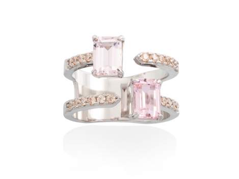 Ring PASTEL Pink in silver