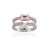 Ring PASTEL Rosa in silber