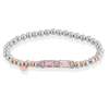 Armband PASTEL Rosa in silber