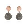 Earrings MITO  in rose silver