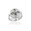 Ring DUOMO Blue in silver