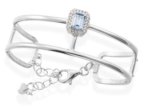 Armband AIRE Blau in silber