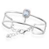 Armband AIRE Blau in silber