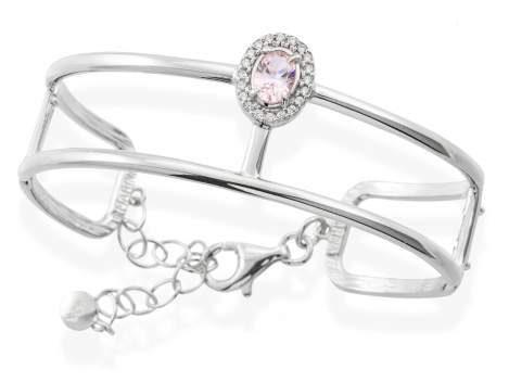 Armband AIRE Rosa in silber