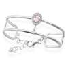 Bracelet AIRE Pink in silver