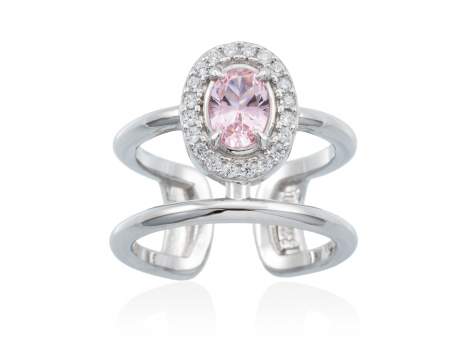 Ring AIRE Pink in silver