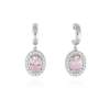 Earrings AIRE Pink in silver