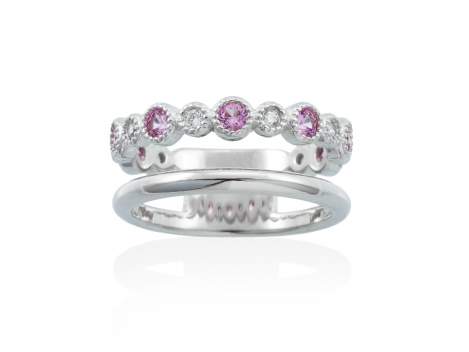 Ring VINTAGE Pink in silver