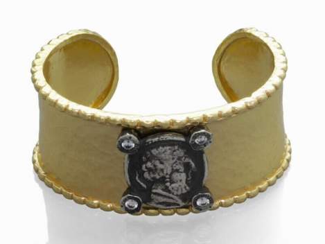 Bracelet CARTAGO in golden Silver