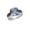 Ring METZ Blue in silver