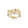 Ring LAUREL  in golden silver
