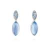 Earrings HIDRA Blue in silver