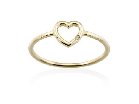 Ring in 18kt. Gold and diamonds