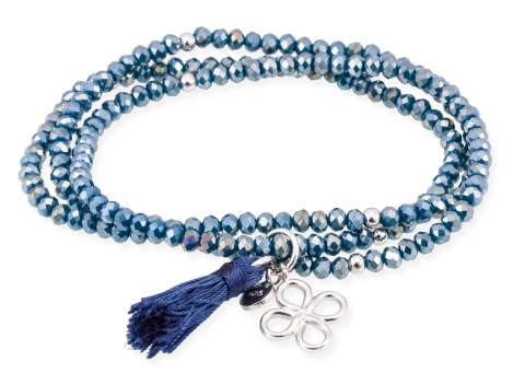 Bracelet ZEN Blue in silver