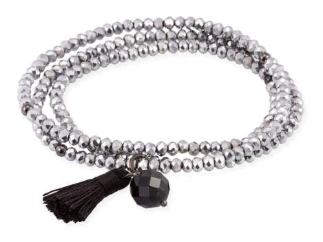 Bracelet ZEN Silver in black silver