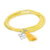 Bracelet ZEN Yellow in silver